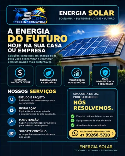 EnErGiA SoLaR - Energia Limpa e Sustentável
