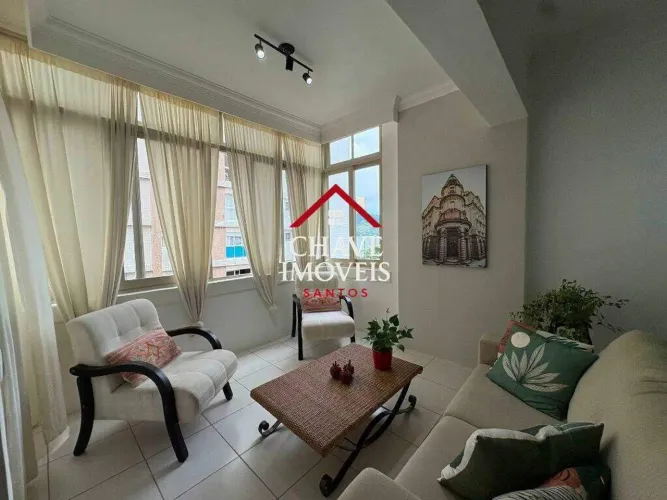 Apartamento para alugar, 100 m² - Aparecida - Santos/SP