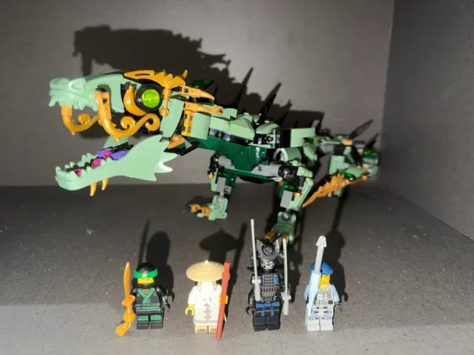 Lego Ninjago filme dragão mecânico do lloyd
