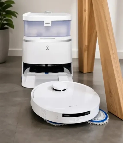 Robô Aspirador Ecovacs DeeBot T30 OMNI DDX14 - Branco