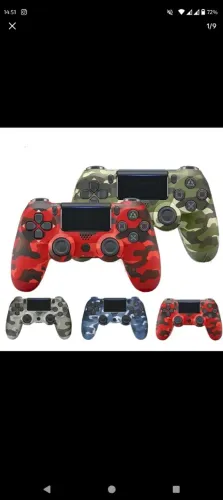 Controle camuflado ps4/pc/smartv/celular