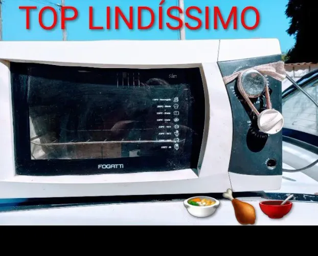FORNO ELÉTRICO GRANDE TOP ESQUENTA MUITO BEM E BEM ESPAÇOSO TOP LER DESCRIÇÕES TODA