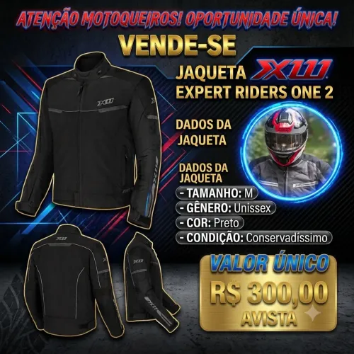 Jaqueta X11 EXPERT RIDERS ONE 2 unissex TAM: M