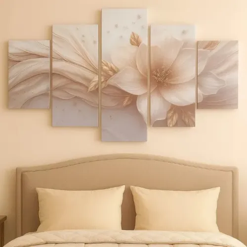 Mosaico Quadro Floral Moderno NOVO
