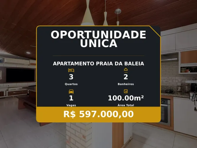 Seu Novo Lar na Praia da Baleia: Apartamento Garden com Área Gourmet!