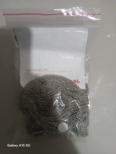 Luva De malha De aço anticorte Açougueiro profissional  EPi C