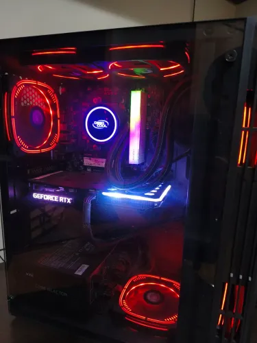 Pc gamer Completo Ryzen 5 7500 + RTX 3060 ti + monitor 240hz ( DDR5 NVMe)