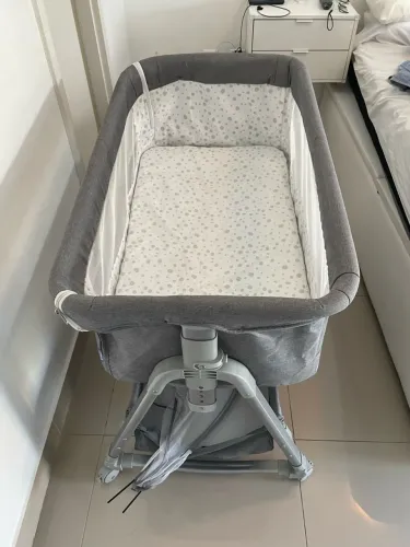 Berço Moisés KaBaby Co-bed Cinza - Excelente Estado