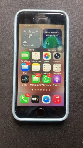 iPhone SE troco em um androide 