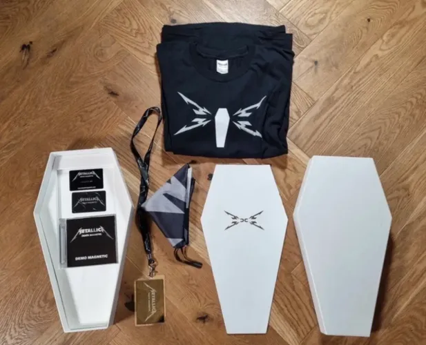 Box Metallica Conffin Death Magnetic importado raro
