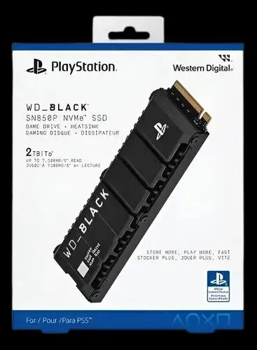 HD SSD EXT. 2TB PLAYSTATION WD BLACK SN850P NVME WDBBYV0020BNC-WRSN