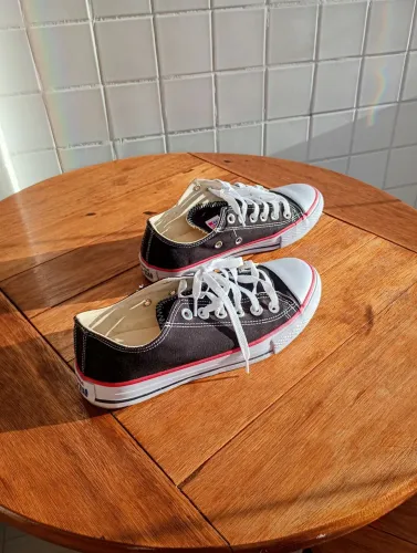All Star preto - estiloso e confortável 