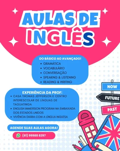 Aulas Particulares de Inglês - Do Básico ao Avançado!
