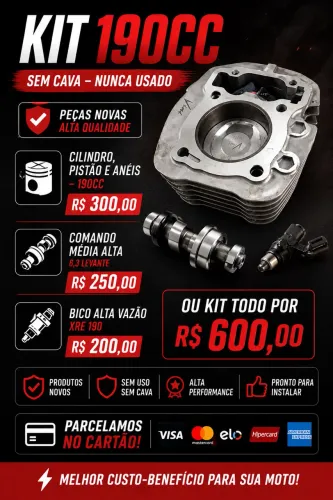 Kit 190 para moto 160cc