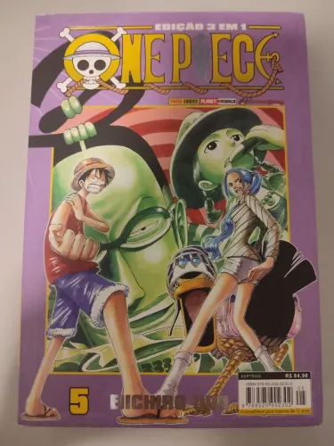 Livro 3 em 1 one piece vol 5