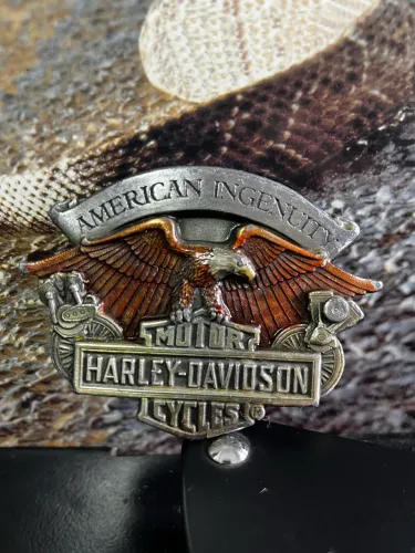 Fivela original Harley Davidson anos 90