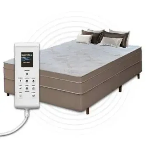 CAMA BOX CASAL + COLCHÃO COM MASSAGEADOR