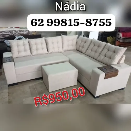 SOFÁ DE CANTO D33 DIRETO DA FÁBRICA 