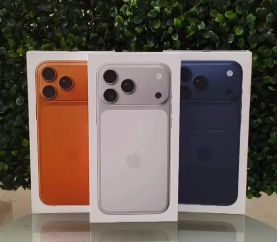 iPhone 17 Pro/ 17 Pro Max Lacrados - Parcelo no cartão (descrição)
