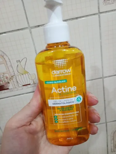 Sabonete líquido limpeza facial Darow actine Oil control peles oleosas