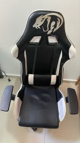 Cadeira Gamer Reclinável com Apoio Lombar - Muito Confortável