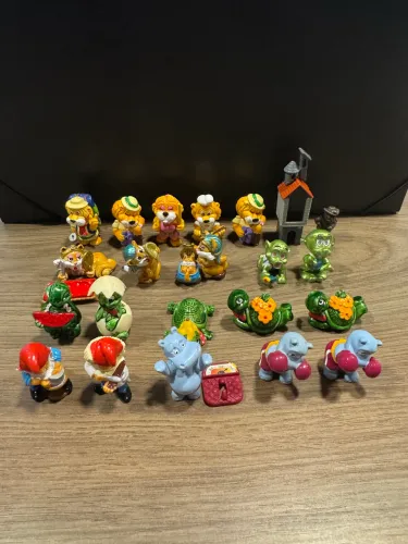 Lote miniaturas surpresas kinder ovo anos 90