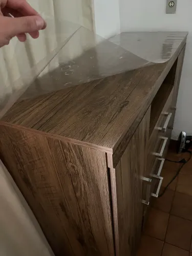 Buffet / Aparador com Portas e Gavetas - Estilo Amadeirado Moderno