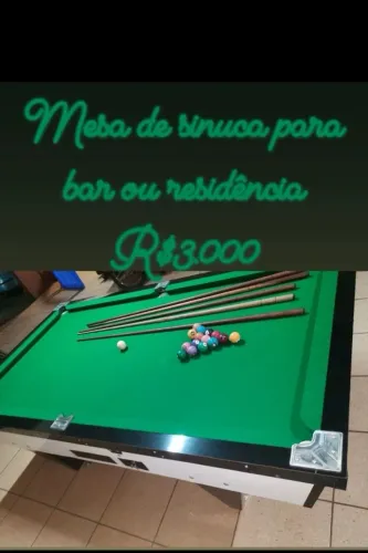 Vendo mesa de sinuca