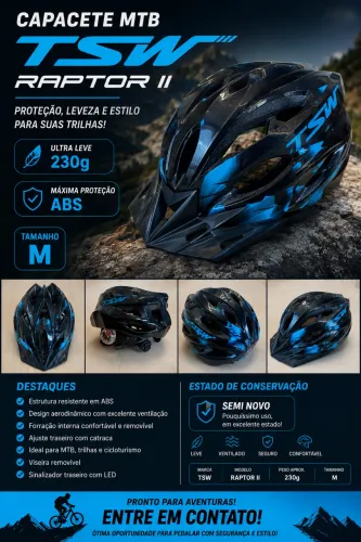 Capacete TSW Raptor 2
