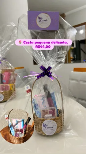 Cesta de maquiagem- Dia das mães LEIA A DESCRIÇÃO PARA INFORMAÇÕES. LUMI Beauty