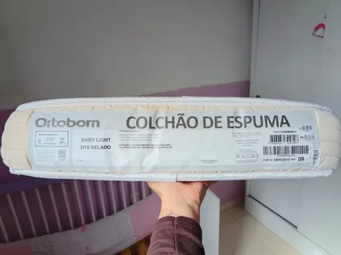 Colchão para Berço Ortobom Baby Light D18 Selado - Excelente Estado