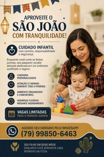 Serviços de babá disponível.