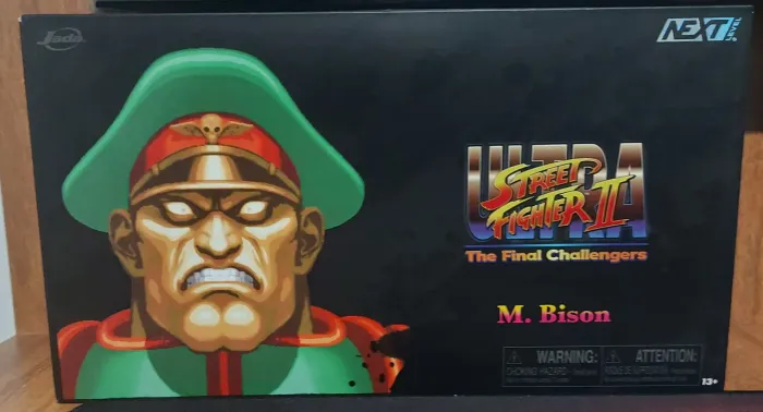 Jada Toys Ultra Street Fighter 2 M. Bison Incompleto