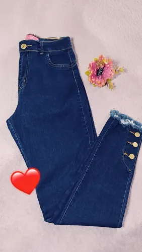 CALCA JEANS FEMININA SEMI NOVA TAMANHO 38