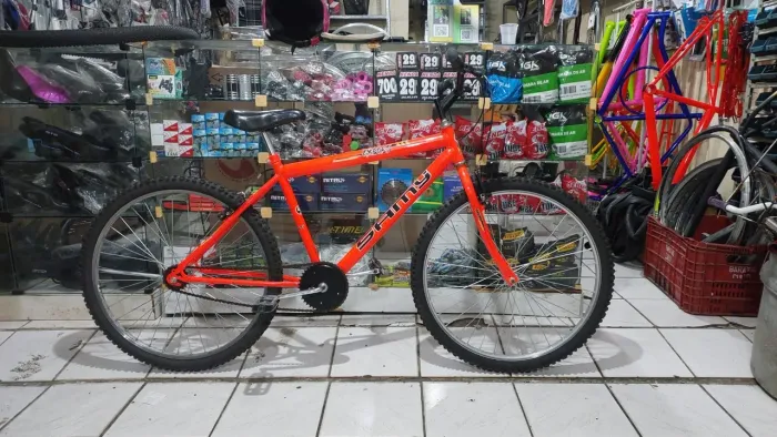 BICICLETA ARO 26 MASCULINA SAMY NOVA EM 1OX SEM JUROS