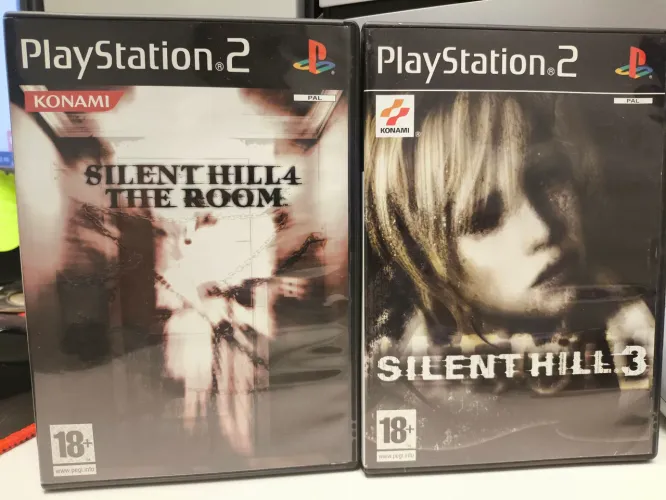 Silent Hill 3 e 4 ps2