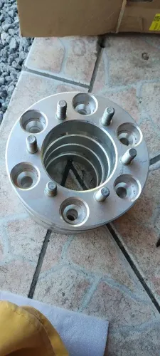 Adaptador de roda de Frontier na Hilux 