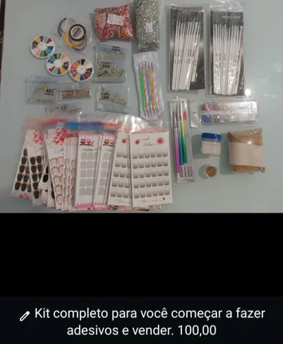 Kit pedrarias de unhas