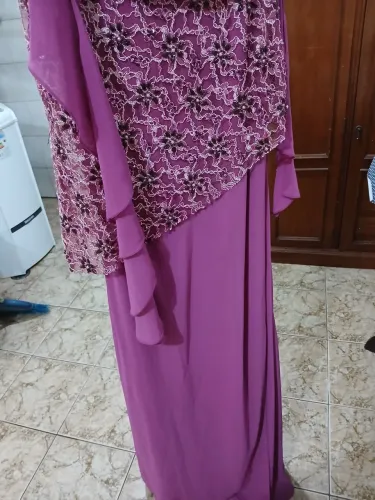 Vestido festa novo com etiqueta cor Fucsia