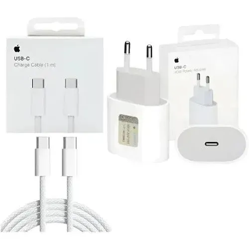 Carregador + Cabo iPhone 15, 16 e 17 Pro Max