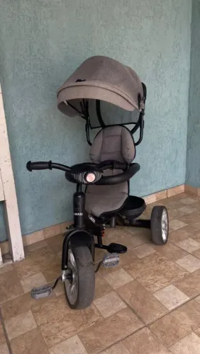 Triciclo infantil 2 em 1 Giratório 360° Kiddo