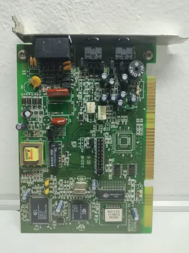 Placa Fax Modem PCI 56K Conexant MR56PVSP/2 c/ Saída de Som e Microfone (Leia a descrição)