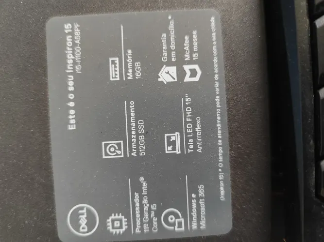 NOTEBOOK DELL - INSPIRON 5