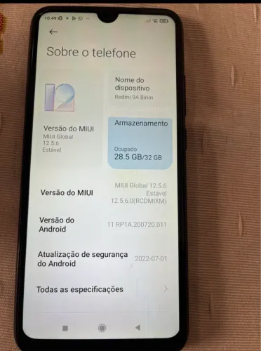 Smartphone REDMI 9A