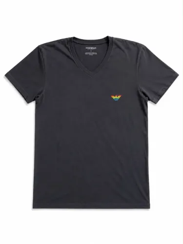 Camiseta Armani M Slim - Pride. Pouco Uso . Azul Marinho