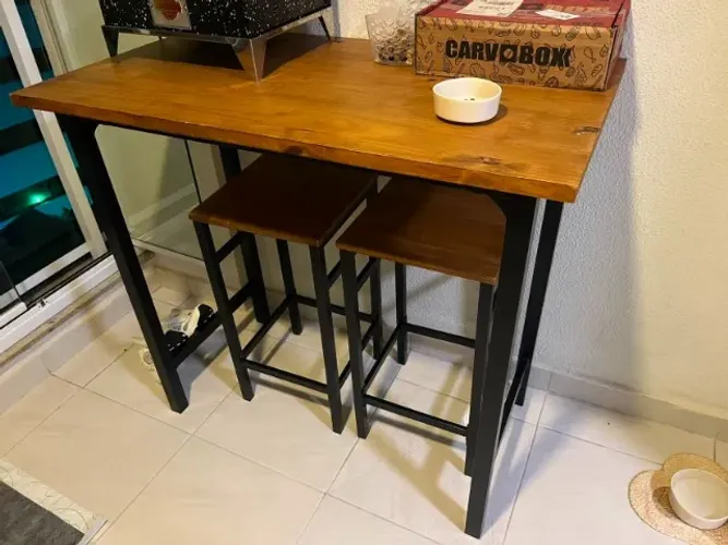 Mesa Bistrô com 2 banquetas