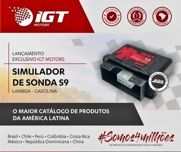 Simulador De Sonda Gasolina S9 IGT Tecnologia Ags (c/chicote)