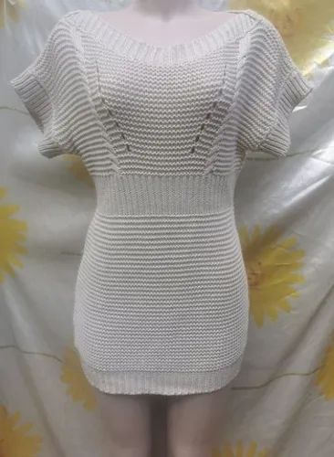 Vestido smack lã acrílica tam m/g