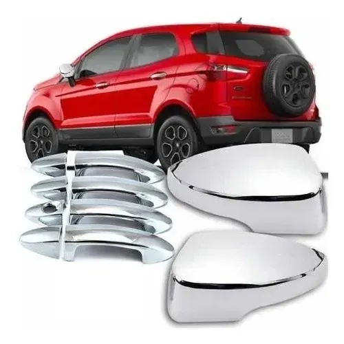 Aplique Cromado Maçaneta Retrovisor C/ Pisca Ecosport 16-17