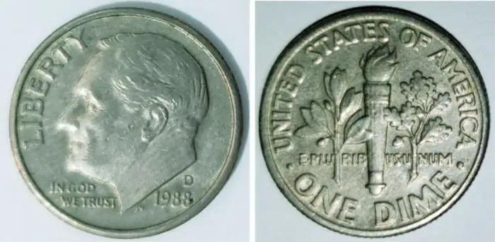 Moeda one dime coleção